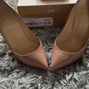 Christian Louboutin Blush Patent Heels